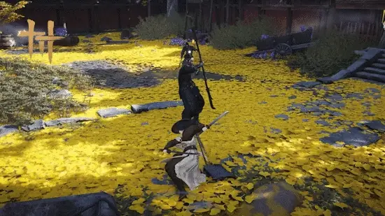 Boundvessel charged heavy attack with repeated Riven Twinblades slashes