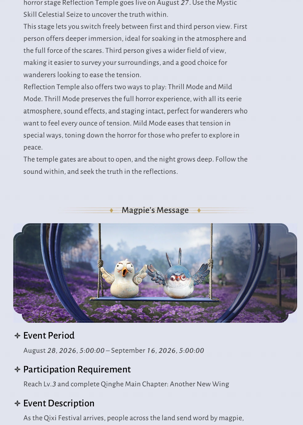 Where Winds Meet Version 2.1 official visual, part 2 of 7