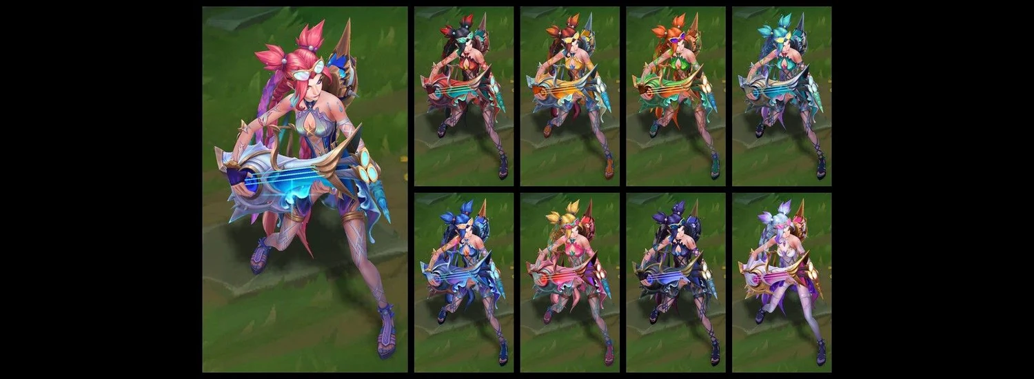 Ocean Song Jinx model and chroma colour options