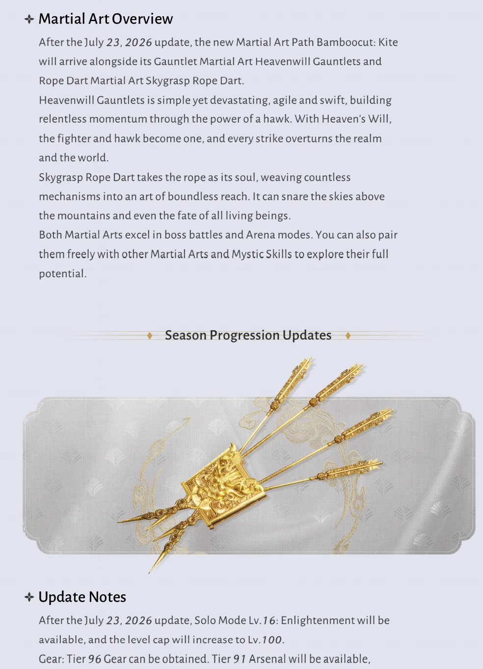 Where Winds Meet Version 2.0 illustrated overview of Hidden Mountain, story chapters, rewards and exploration features continued