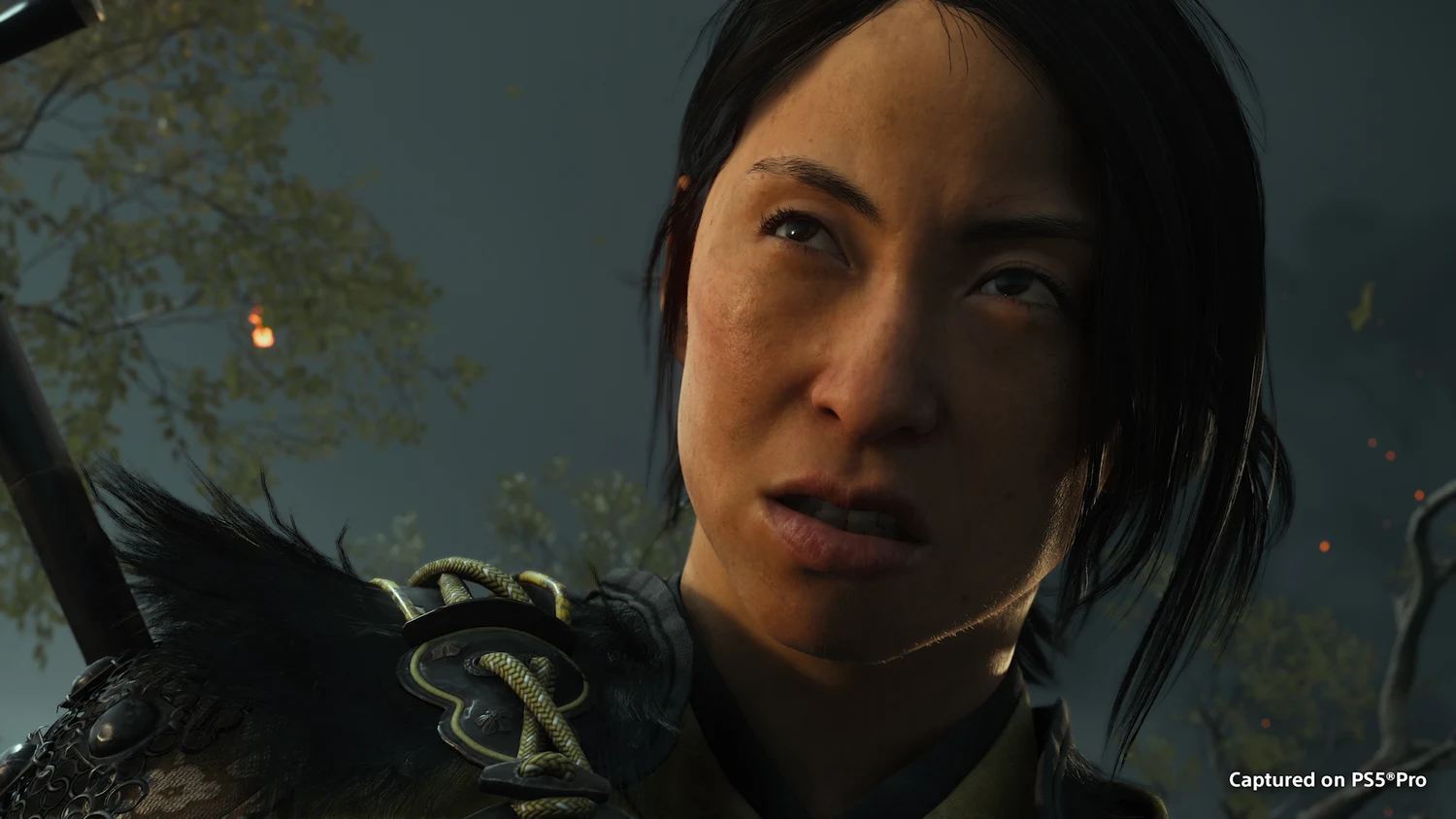 A warrior in an official Ghost of Yōtei character scene