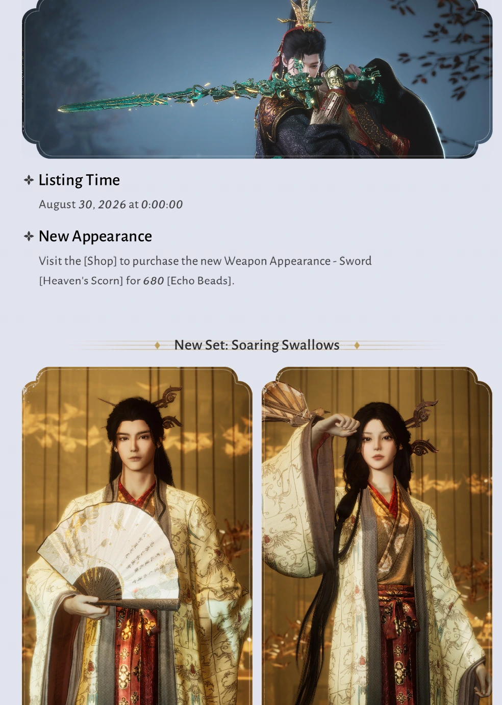 Where Winds Meet Version 2.1 official visual, part 6 of 7