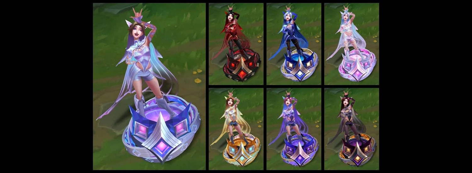 Heartsong Seraphine chroma colour variants